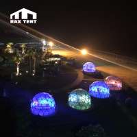 China glass igloo garden house glass dome tent for prefab house and outdoor tourism house hot sale