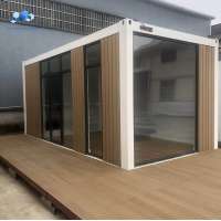 luxury tiny portable modular glass living container house