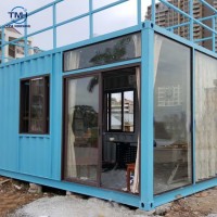 Philippines flat pack container house expandable shipping container house portable